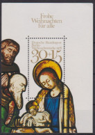 1978-Germany-Christmas, Miniature Sheet With One Stamp- MNH, (German Occupation Stamps). - Mint