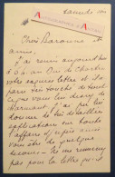 ● L.A.S Ludovic De BEAUVOIR Voyageur - Duc De Chartres - Daulnoy - Magne - Né à Bruxelles - Lettre Autographe - Explorers & Adventurers