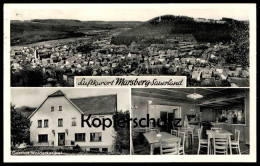 ÄLTERE POSTKARTE LUFTKURORT MARSBERG IM SAUERLAND GASTHOF WALDECKER HOF JUKEBOX SPIELAUTOMAT Ansichtskarte Postcard Cpa - Marsberg