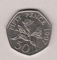 Guernsey 50p Fifty Pence Coin 1997 (Small Format) - Guernesey