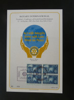 Encart Folder Souvenir Card Rotary International Conference Flamme New York USA 1995 - Lettres & Documents