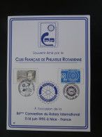 Carte Souvenir Rotary International Convention De Nice France + Monaco 1995 (ex 2) - Briefe U. Dokumente