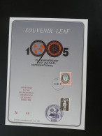 Encart Folder Souvenir Leaf Rotary International Convention De Nice Norway 1995 - Covers & Documents