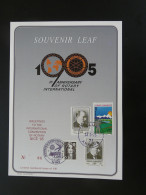 Encart Folder Souvenir Leaf Rotary International Convention De Nice Turkey 1995 - Cartas & Documentos