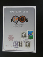 Encart Folder Souvenir Leaf Rotary International Convention De Nice Turkey 1995 - Briefe U. Dokumente