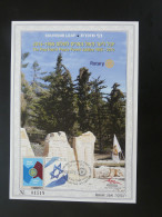 Encart Folder Souvenir Leaf Rotary International Paul Harris Peace Forest Jubilee Israel 2014 - Cartas & Documentos