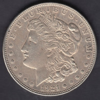 MONEDA DOLLAR MORGAN 1921 PHILADELPHIA - ESTADOS UNIDOS - PLATA - 1878-1921: Morgan