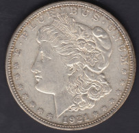 MONEDA DOLLAR MORGAN 1921 D - ESTADOS UNIDOS - DENVER - PLATA - 1878-1921: Morgan