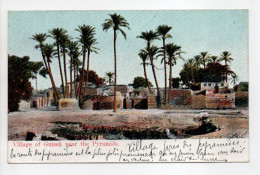 - CPA GIZEH (Egypte) - Village Of Guiseh Near The Pyramids - Editions L. & H. N° 42 - - Guiza