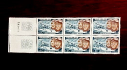 France 1967 Bloc De 6 Timbres Neuf** YV N° 1523 Nungesser L Oiseau Blanc - Ganze Bögen