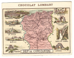 Chromo Image  Chocolat  Lombart - Dept De Constantine Algerie - Lombart