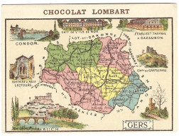 Chromo Image  Chocolat  Lombart - Gers - Lombart