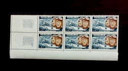 France 1967 Bloc De 6 Timbres Neuf** YV N° 1523 Nungesser L Oiseau Blanc - Ganze Bögen