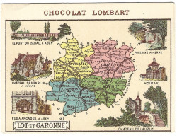 Chromo Image  Chocolat  Lombart - Lot Et Garonne - Lombart