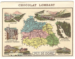 Chromo Image  Chocolat  Lombart -  Puy De Dome - Lombart