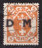 Danzig Dienst - Mi Nr 1 - Used - O - Gestempelt - Obliteré (DZG-0273) - Oficial