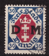 Danzig Dienst - Mi Nr 6 - Used - O - Gestempelt - Obliteré (DZG-0278) - Dienstzegels
