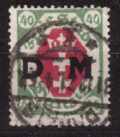 Danzig Dienst - Mi Nr 7 - Used - O - Gestempelt - Obliteré (DZG-0279) - Oficial
