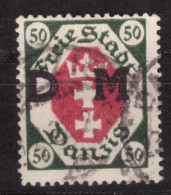 Danzig Dienst - Mi Nr 8 - Used - O - Gestempelt - Obliteré (DZG-0280) - Officials