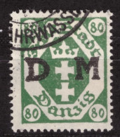 Danzig Dienst - Mi Nr 16 - Used - O - Gestempelt - Obliteré (DZG-0287) - Oficial