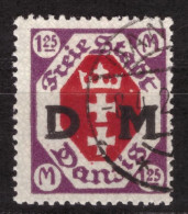 Danzig Dienst - Mi Nr 17 - Used - O - Gestempelt - Obliteré (DZG-0288) - Service