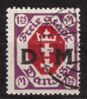 Danzig Dienst - Mi Nr 17 - Used - O - Gestempelt - Obliteré (DZG-0288) - Dienstzegels