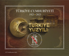 Turkey, Türkiye - 2023 - 100th Anniversary Of The Republic Of Turkey - 1.Mini S/Sheet ** MNH - Ungebraucht