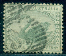 1885 Black Swan,Schwarzschwan,Western Australia,Mi.30 , 1/2 P.,Wmk.3,VFU - Cigni