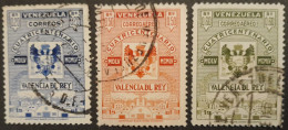 Venezuela 1955 Armoiries Arms Valencia Yvert 524 PA582 PA583 O Used - Timbres