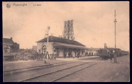 +++ CPA - POPERINGE - POPERINGHE - La Gare - Statie - Train - Trein  // - Poperinge