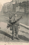 CPA 13 0103 MARSEILLE - Type De Pêcheur Marseillais - Animée Pêcheur De Crevettes Tampon Joseph FABRE Au Dos- Voyagée - Petits Métiers