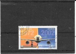 FRANCE 2002. 30e ANNIVERSAIRE DU PREMIER VOL DE L'AIRBUS A300 TIMBRE GOMME CACHET ROND.  PA.  Y&T: N°65  PHOTO NON CONTR - 1960-.... Oblitérés