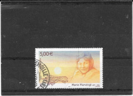 FRANCE 2004. HOMMAGE A MARIE MARVINGT TIMBRE GOMME CACHET ROND.  PA.  Y&T: N°67  PHOTO NON CONTR - 1960-.... Usati
