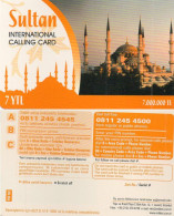TURKEY - PREPAID - SULTAN INTERNATIONAL CALLING CARD - HAGIA SOFIA - SAMPLE - Turkey