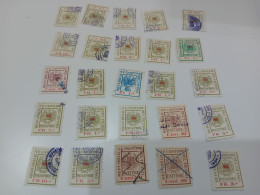 LOTTO 25 MARCHE DA BOLLO  REPUBBLICA E CANTONE DEL TICINO - Revenue Stamps