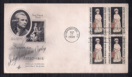 U.S. - Enveloppe Premier Jour D'émission - 1965 - Honoring John Singleton Copley - 1961-1970