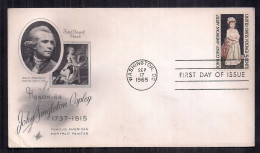 U.S. - Enveloppe Premier Jour D'émission - 1965 - Honoring John Singleton Copley - 1961-1970