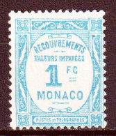 Monaco 1932 Segnatasse Unif.27 */MLH VF/F - Impuesto