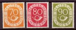 Germania 1951 Unif. 22/24 (**)/MNH F - Neufs