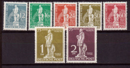 Germania Berlino 1949 Unif. 21/27 (**)/MNH VF/F - Ungebraucht