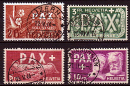 Svizzera 1945 Unif.414/17 O/used VF/F - Gebraucht