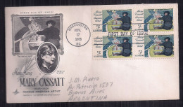 U.S. - Enveloppe Premier Jour D'émission - 1966 - Honoring MARY CASSATT - 1961-1970
