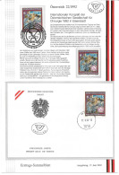 3253v: Österreich 1992, Kongreß Für Chirurgie In Eisenstadt, Speziallot **/ O/ FDC Mit Beschreibung - Primeros Auxilios