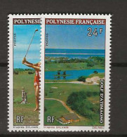 1974 MNH Polynesie Française Mi 175-76 Postfris** - Neufs