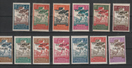 Wallis Et Futuna YT 11/23 TP Taxe Nles. Calédonies Surchargés N** YT 12/13 Point De Rouille, 20 Léger Pli, Bon Centrage - Postage Due