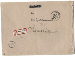 Feldpost Einschreiben Feldpostamt 431 Kolding Dänemark Februar 1945 - Feldpost 2a Guerra Mondiale
