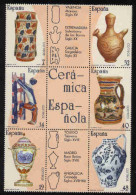 Spain 1987. Ceramica - Bloque Ed 2891-96 - Porcellana