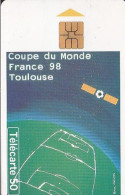 F858  04/1998 - TOULOUSE " Affiche Coupe Du Monde " - 50 SO3 - (verso : N° Deux Lignes - 2ème Ligne Vers La Droite) - 1998