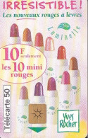 F859A  04/1998 - YVES ROCHER " Rouges à Lèvres 98 " - 50 GEM1B - 1998