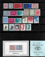 NORUEGA AÑO 1972, COMPLETO CON HOJA BLOQUE. MNH. - Neufs